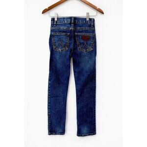 Wrangler Retro Slim Straight Cowboy Blue Jeans Size 9 Western Farm Utility‎